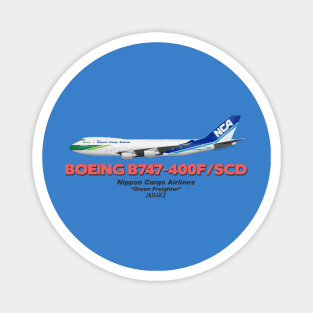 Boeing B747-400F/SCD - Nippon Cargo Airlines "Green Freighter" Magnet